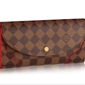 Louis Vuitton Caissa Wallet (Damier & Red) *NWT